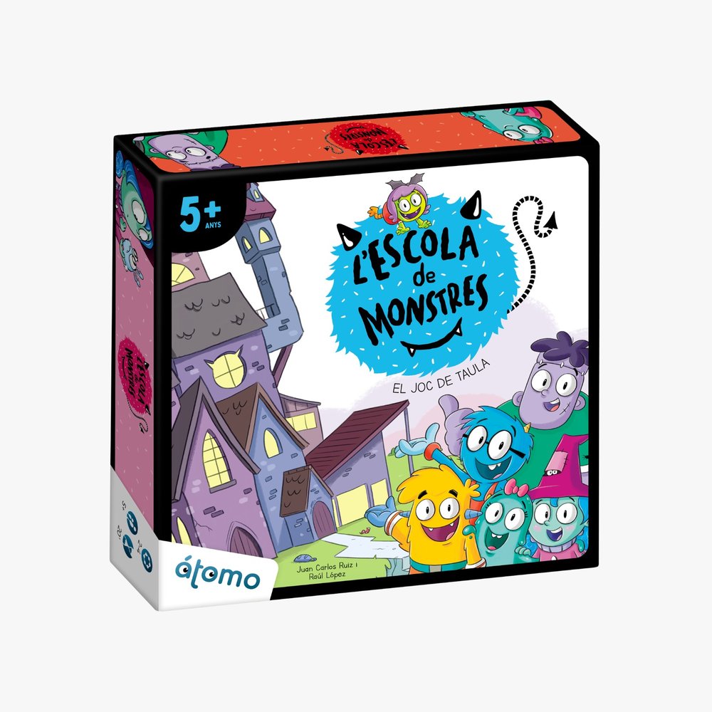 Joc L'escola de Monstres Catalan ATOMO Juego de mesa en catalán Imagen principal del producto
