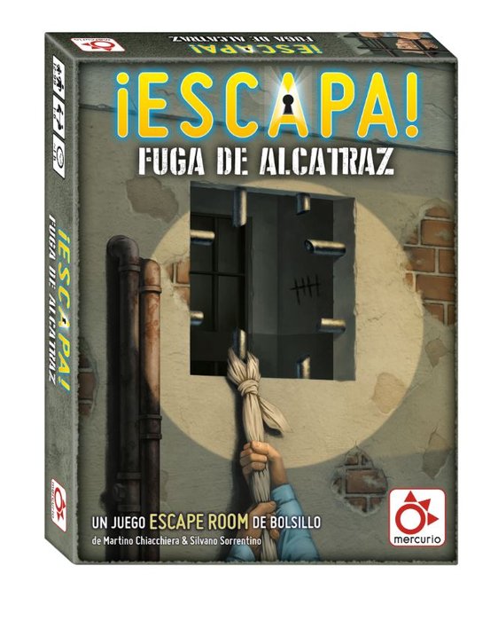 JUEGO ESCAPA, FUGA DE ALCATRAZ | MERCURIO | 1 UNIDAD | 8437020827270 Imagen principal del producto
