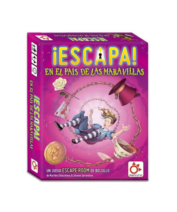JUEGO DE MESA ESCAPA EN EL PAIS DE LAS MARAVILLAS | MERCURIO | 1 UNIDAD | 8437020827744 Imagen principal del producto