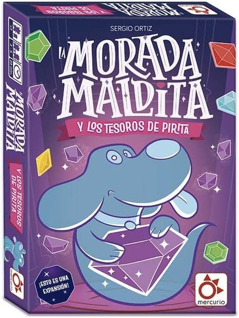 JUEGO EXPANSION LA MORADA MALDITA Y LOS TESOROS DE PIRITA | MERCURIO | 1 UNIDAD | 8437020827751 Imagen principal del producto