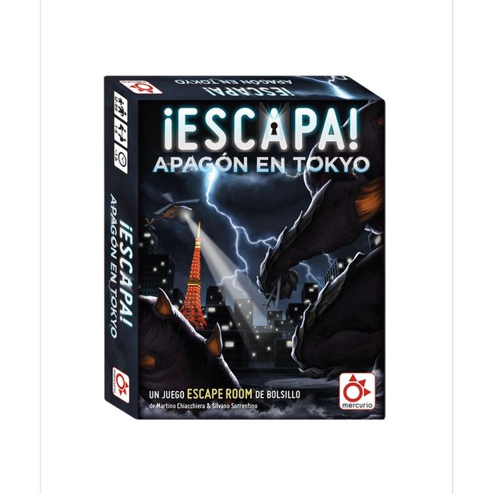 JUEGO DE MESA ESCAPA, APAGON EN TOKYO | MERCURIO | 1 UNIDAD | 8437020827966 Imagen principal del producto