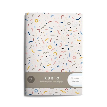 Libreta A5 80 g Grapa Pauta Montessori 8 mm Rubio Marca PENDIENTE