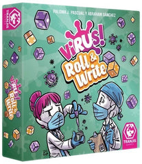 JUEGO DE MESA VIRUS! ROLL & WRITE | TRANJIS | 1 UNIDAD | 8437028641137