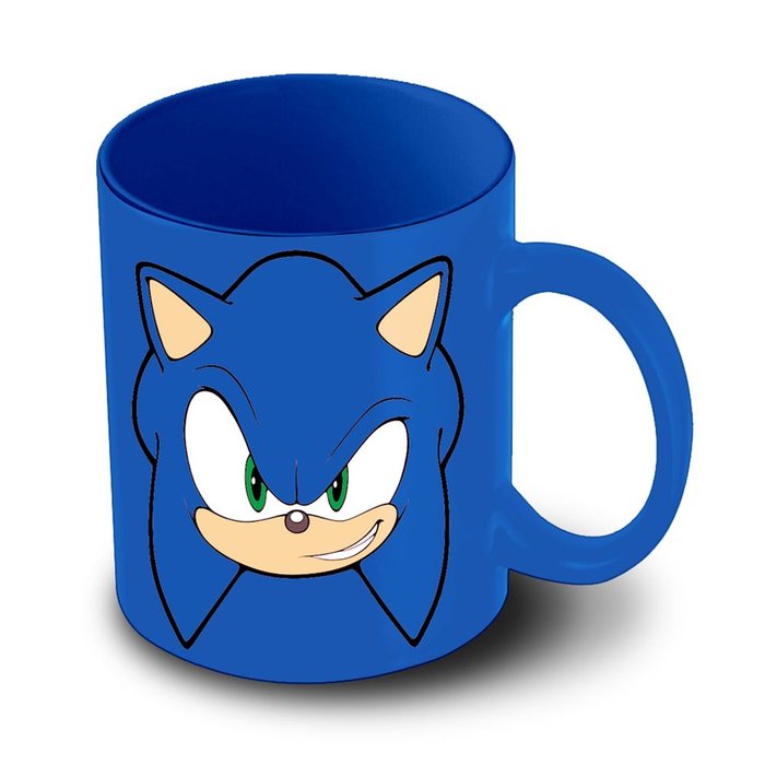 Taza Sonic Face Karactermania S.L. cerámica azul