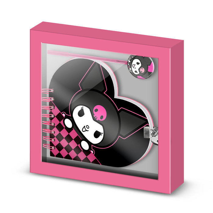 Cuaderno corazón love Kuromi Karactermania 2024
