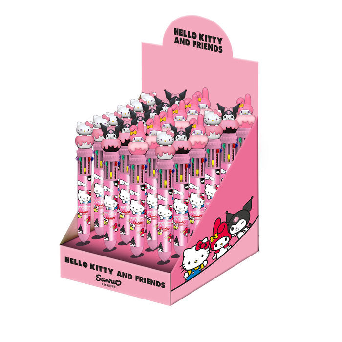 Expositor 24 Bolígrafos 10 Colores Hello Kitty Karactermania Imagen principal del producto