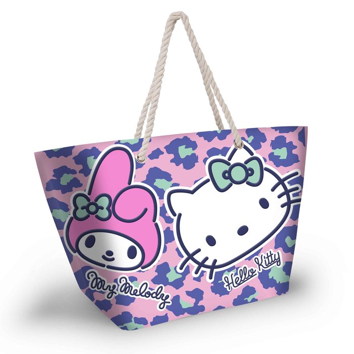 BOLSO DE PLAYA SOLEIL HELLO KITTY SAFARI | KARACTERMANIA S,L, | 1 UNIDAD | 8445118086669 Imagen principal del producto
