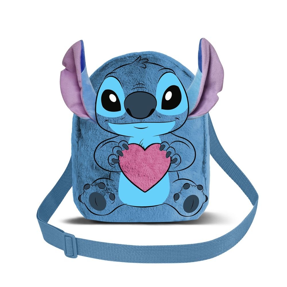 Bolso Cuadrado Plush Lilo y Stitch Heart Karactermania Imagen principal del producto