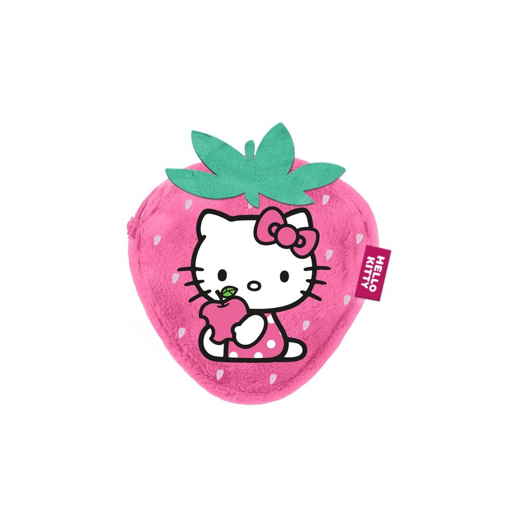 Monedero Peluche Hello Kitty Strawberry Fresa Karactermania