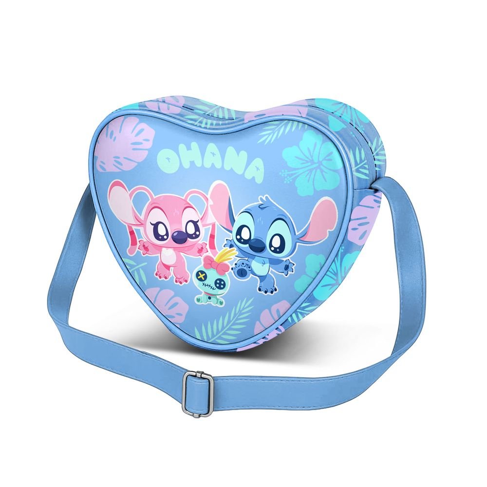 BOLSO INFANTIL CORAZON CASUAL LILO Y STITCH JOLLY | KARACTERMANIA S,L, | 1 UNIDAD | 8445118092868 Imagen principal del producto