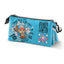 Estuche portatodo triple One Piece marca Karactermania