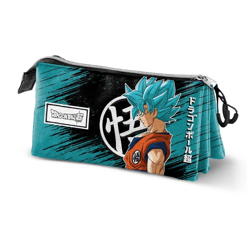 Estuche Portatodo Triple Dragon Ball Saiyajin Blue Karactermania Imagen principal del producto