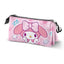 Estuche portatodo triple My Melody Sweets Karactermania