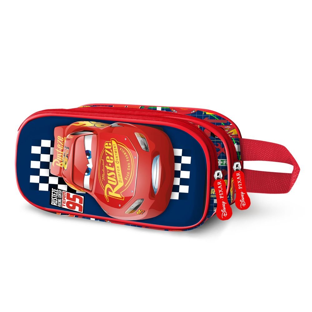 Estuche portatodo doble 3D Cars 3 Cups Karactermania