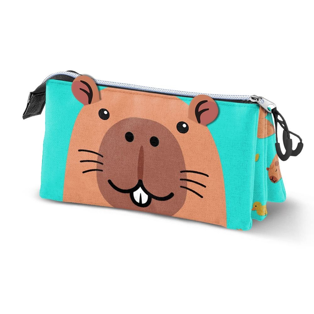Estuche Portatodo Triple Oh My Pop! Capy Karactermania