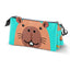 Estuche Portatodo Triple Oh My Pop! Capy Karactermania