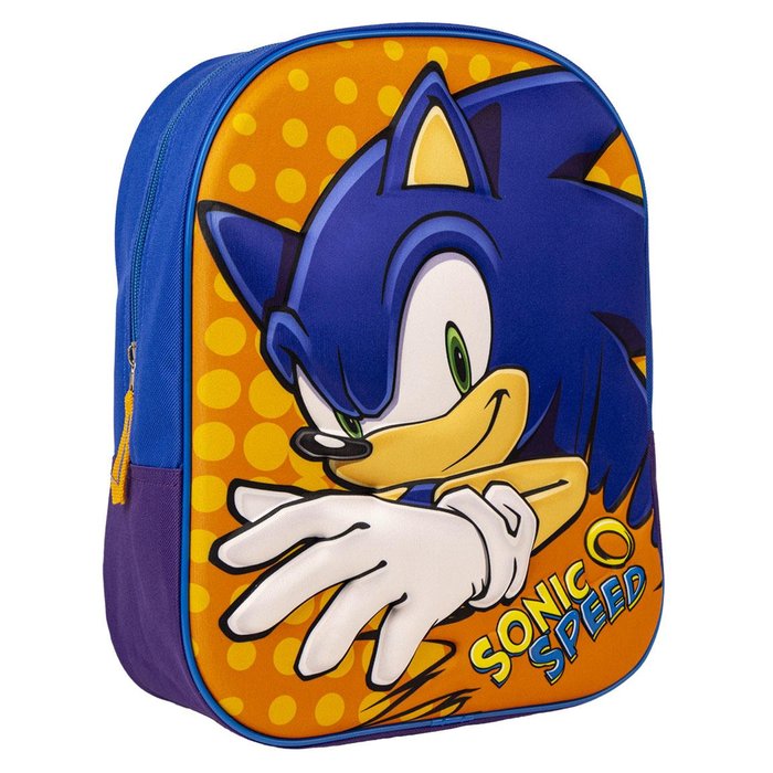 MOCHILA INFANTIL 3D SONIC | CERDA DISEÑO Imagen principal del producto