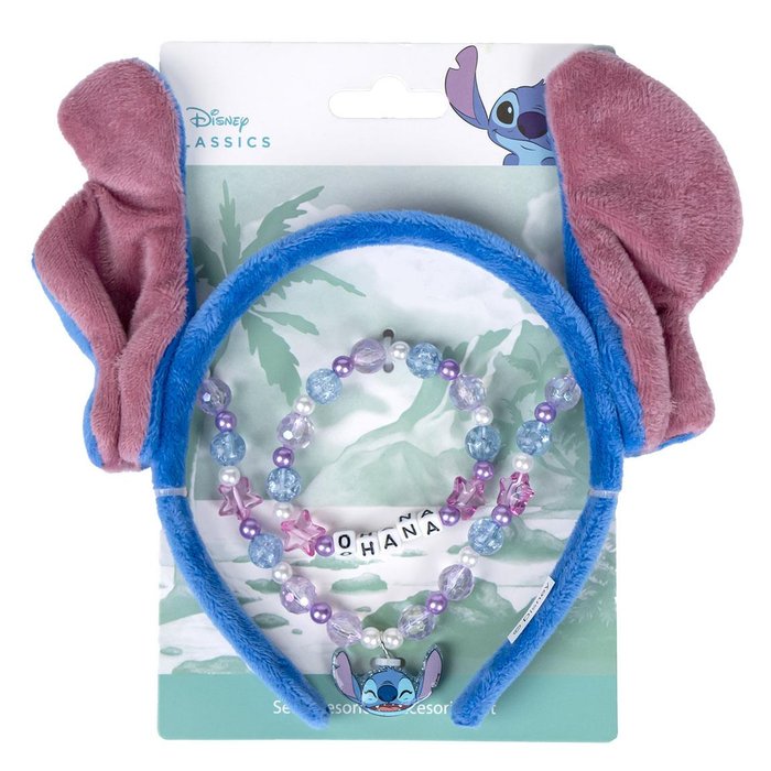 BISUTERIA PACK 3 PIEZAS STITCH | CERDA COMPLEMENTOS | 1 UNIDAD | 8445484257601