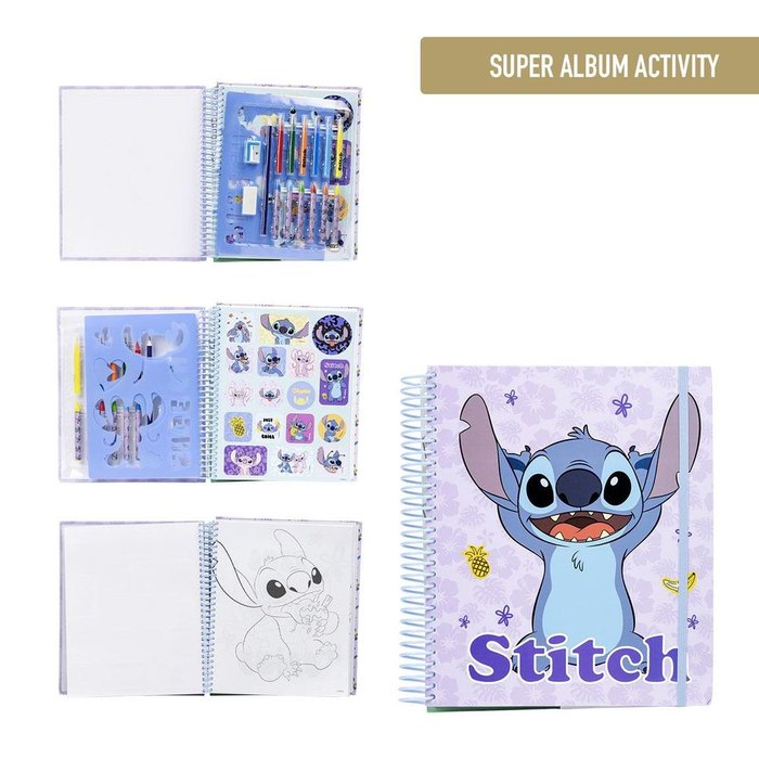 Album Espiral Actividades Coloreable Stitch Marca Cerda Regalo Imagen principal del producto