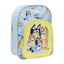 MOCHILA INFANTIL 35X26 CON BOLSILLO DELANTERO BLUEY | CERDA DISEÑO