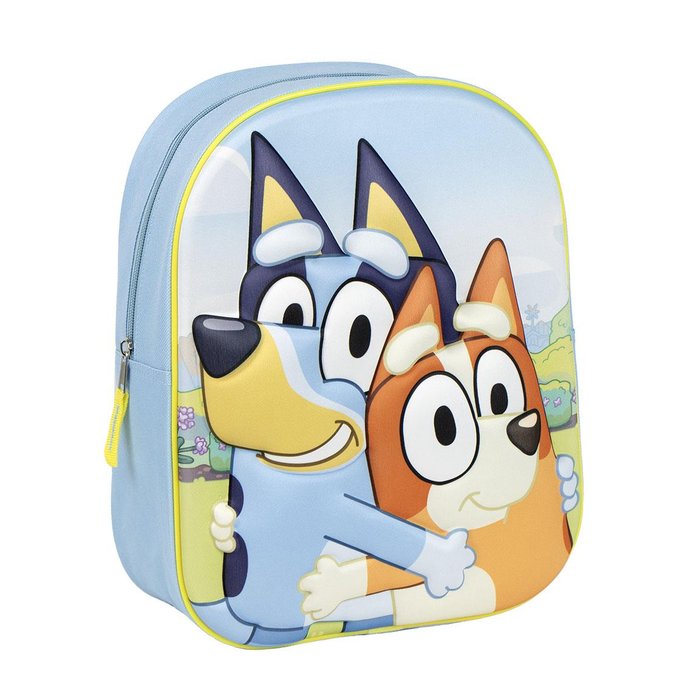 Mochila Infantil 3D Bluey y Bingo Cerda Diseño