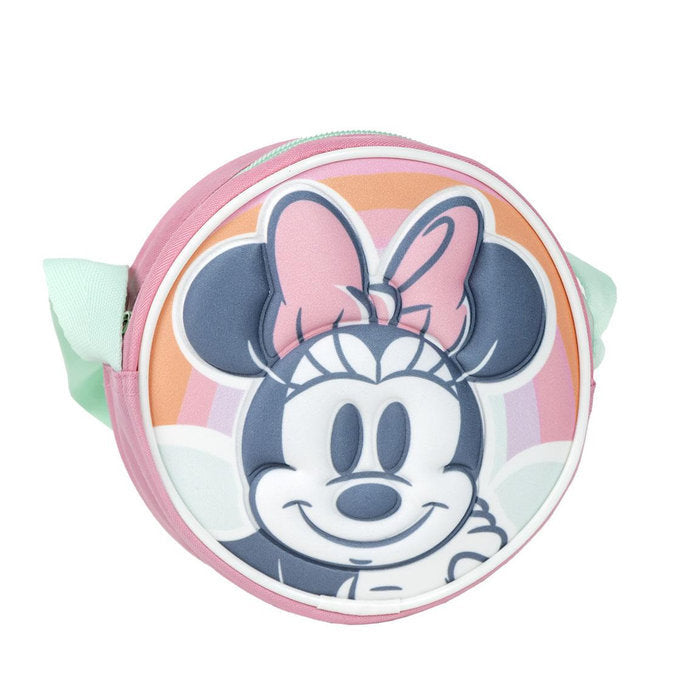 BOLSO BANDOLERA REDONDO MINNIE PASTEL | CERDA DISEÑO | 1 UNIDAD | 8445484348347 Imagen principal del producto