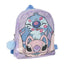 Mochila Casual Fantasia Glitter Iridiscente Stitch Cerda Diseño