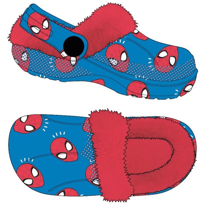 Zapatillas de Casa Zueco Borreguillo Spiderman Cerda Calzado Imagen principal del producto