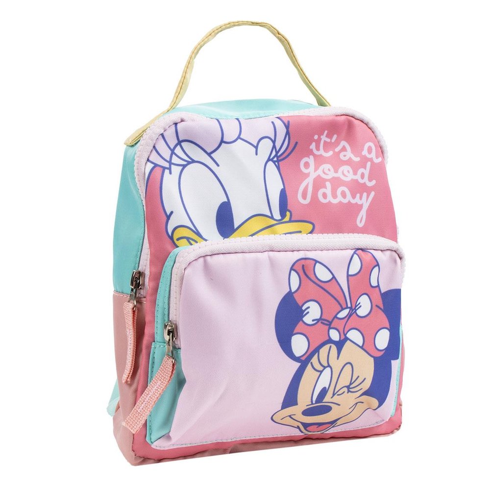 MOCHILA INFANTIL CON ASA Y BOLSILLO MINNIE | CERDA DISEÑO