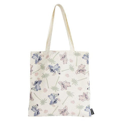 BOLSA DE TELA SHOPPING CON ASAS STITCH PALMERAS | CERDA DISEÑO