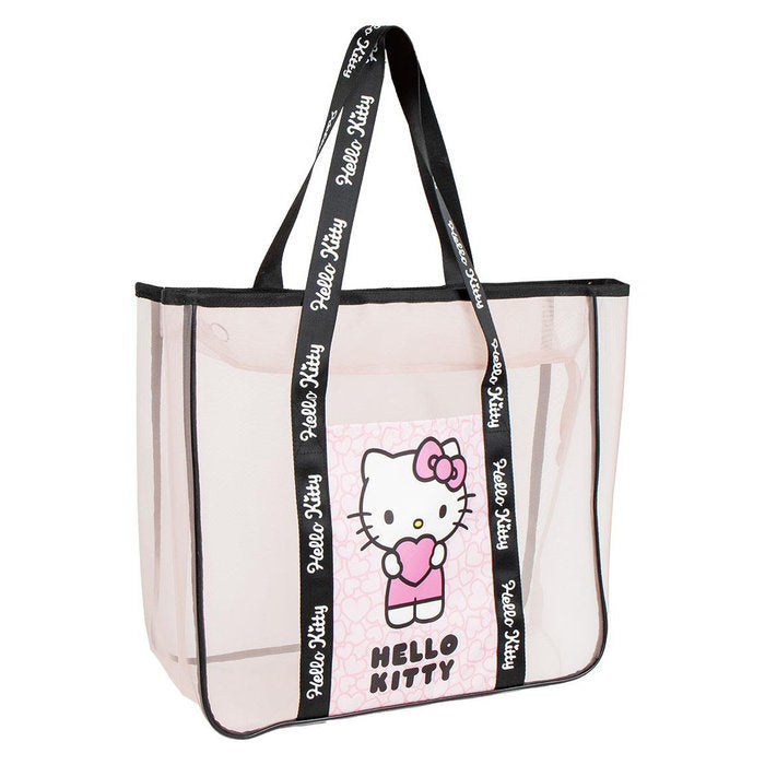 Bolsa playa asas Hello Kitty transparente rejilla CERDA Diseño Imagen principal del producto