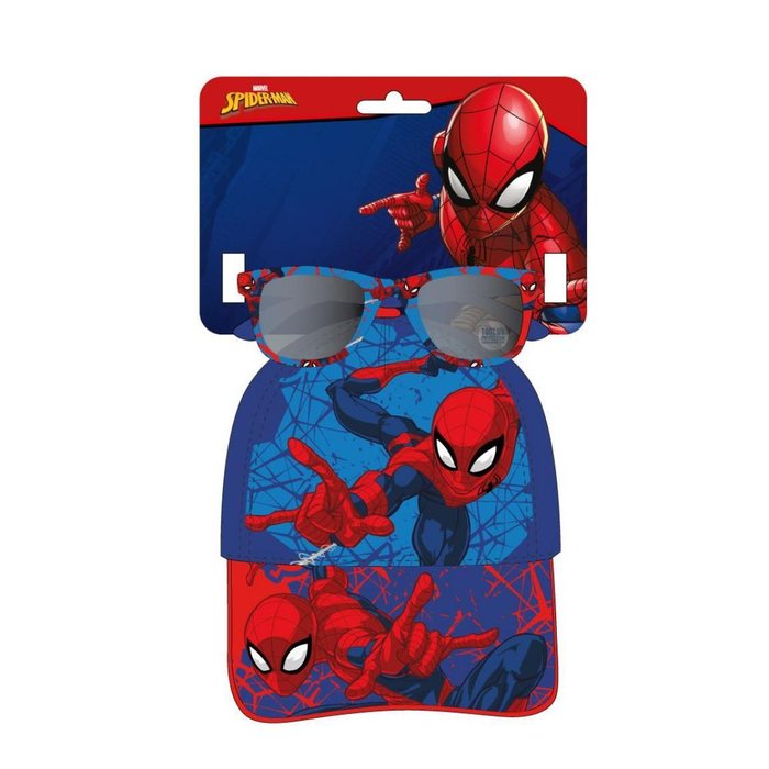 SET GORRA + GAFAS DE SOL INFANTIL SPIDERMAN | CERDA COMPLEMENTOS | 1 UNIDAD | 8445484470345