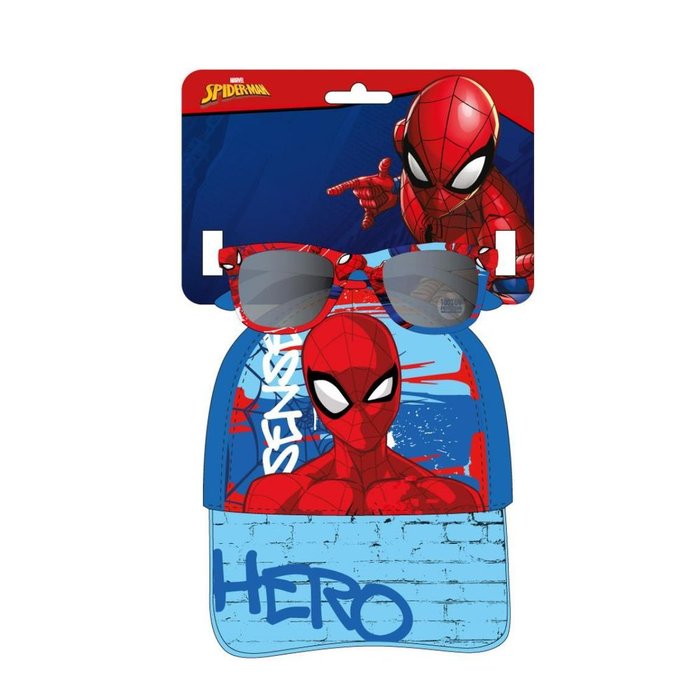 SET GORRA + GAFAS DE SOL INFANTIL SPIDERMAN HERO | CERDA COMPLEMENTOS | 1 UNIDAD | 8445484470369