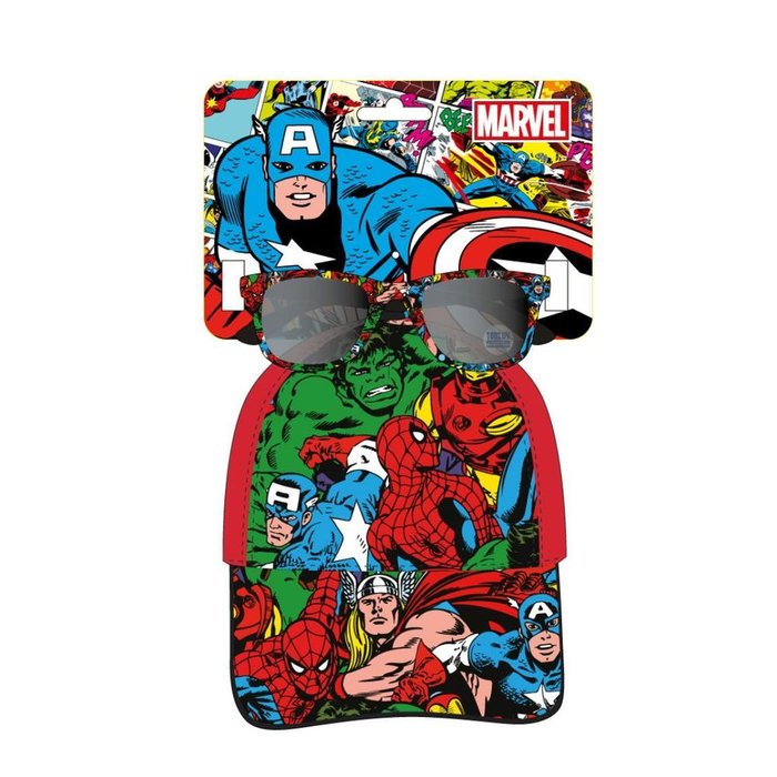 GORRA SET GAFAS DE SOL AVENGERS | CERDA COMPLEMENTOS | 1 UNIDAD | 8445484470383
