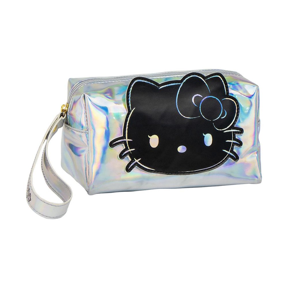NECESER ASEO VIAJE HELLO KITTY CUADRADO IRIDISCENTE | CERDA DISEÑO