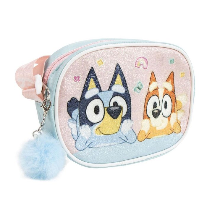 BOLSO FANTASIA BLUEY OVALADO CON POMPON | CERDA DISEÑO | 1 UNIDAD | 8445484504750