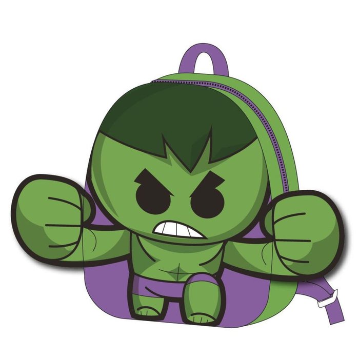 Mochila Guarderia Peluche Avengers Hulk CERDA Imagen principal del producto