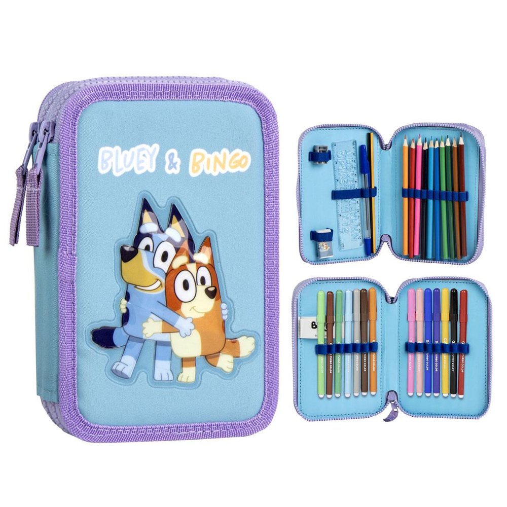 PLUMIER DOBLE RELLENO BLUEY Y BINGO | CERDA DISEÑO Imagen principal del producto