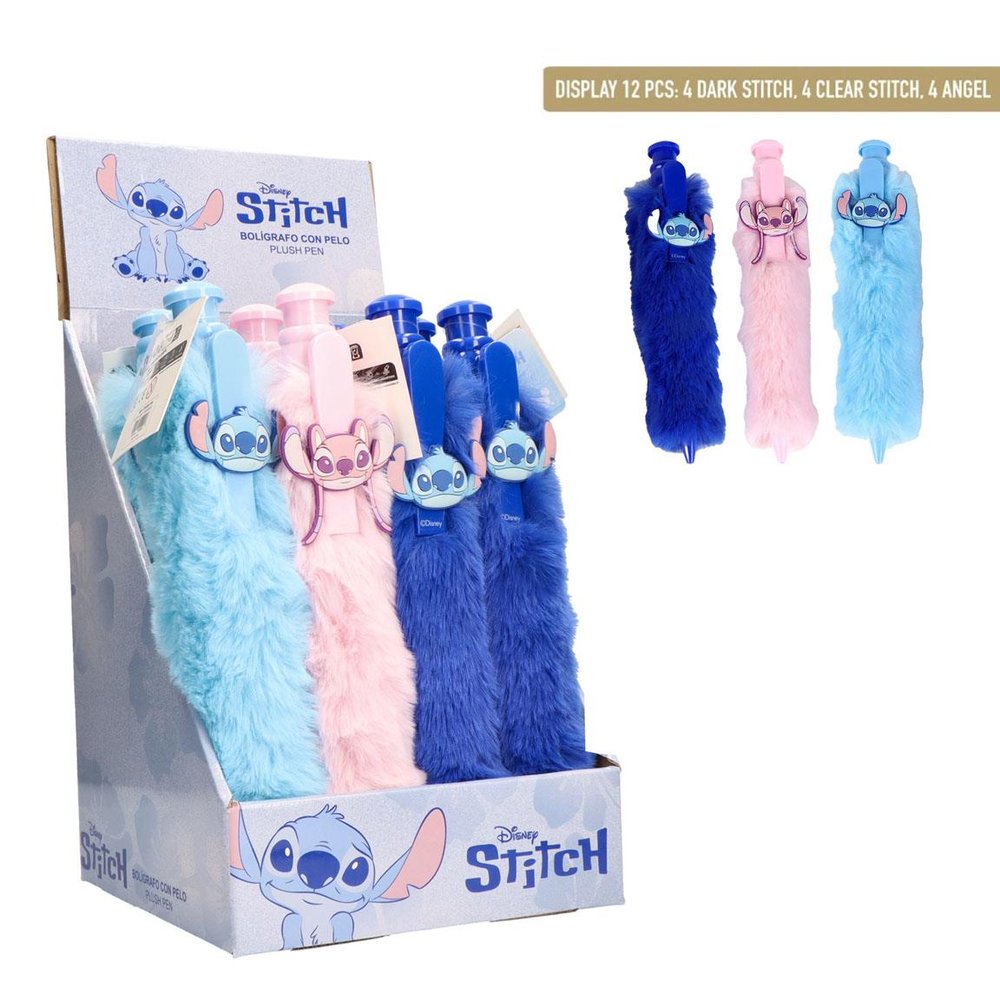 Expositor 12 Bolígrafos Peluche Stitch Surtidos CERDA Regalo Imagen principal del producto
