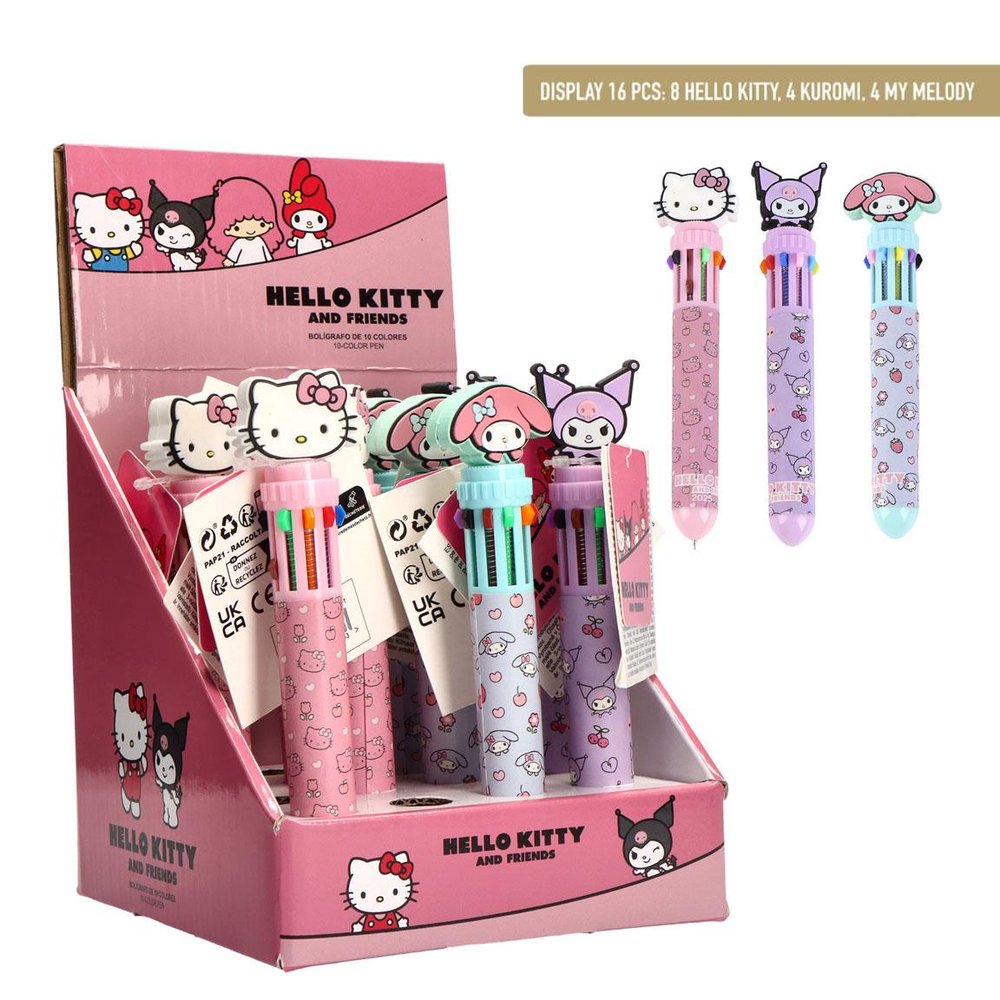 Expositor 16 Bolígrafo Hello Kitty Cerda Regalo