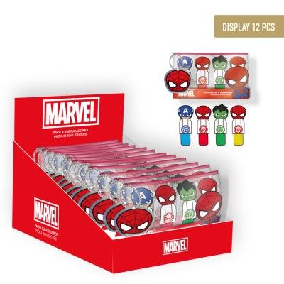 Pack 4 Marcadores Fluorescentes Avengers