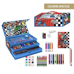 SET PAPELERIA COLOREABLE MALETIN AVENGERS | CERDA REGALO | 1 UNIDAD | 8445484512601