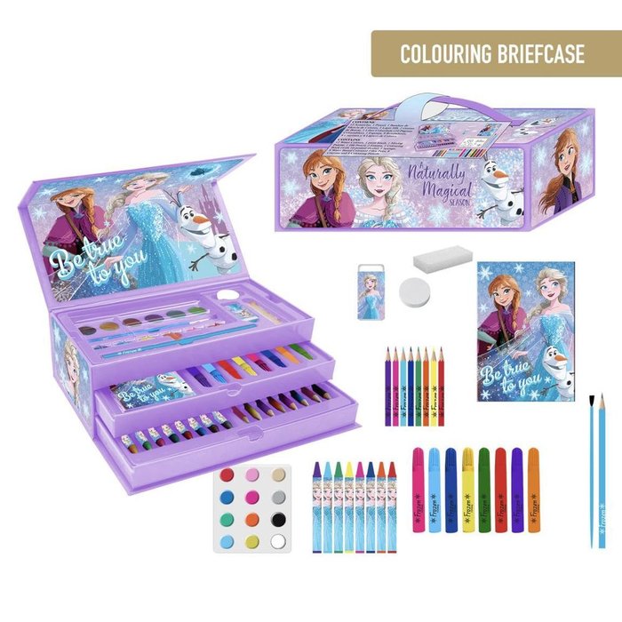 SET PAPELERIA MALETIN CON CAJONES FROZEN | CERDA REGALO | 1 UNIDAD | 8445484512649
