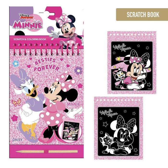Set de Papelería Scratch Book Minnie CERDA Regalo