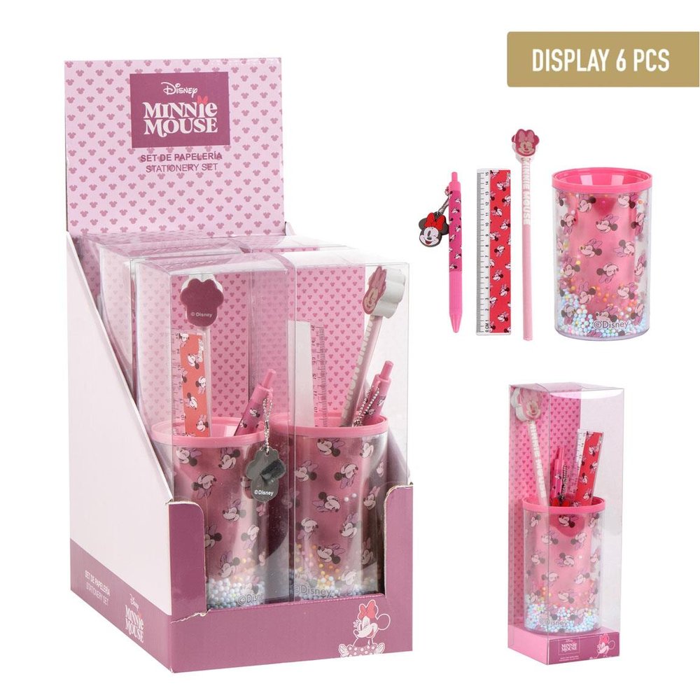Expositor 6 Set de Papelería Portalápices Minnie Cerda Regalo Imagen principal del producto