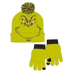 CONJUNTO 2 PIEZAS GORRO Y GUANTES THE GRINCH | CERDA TEXTIL | 1 UNIDAD | 8445484529593