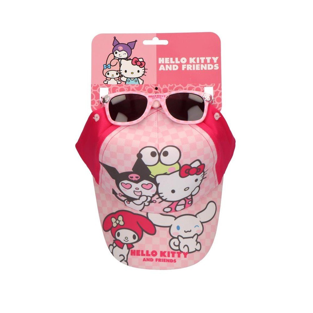 Set Gorra y Gafas de Sol Hello Kitty Friends CERDA Complementos