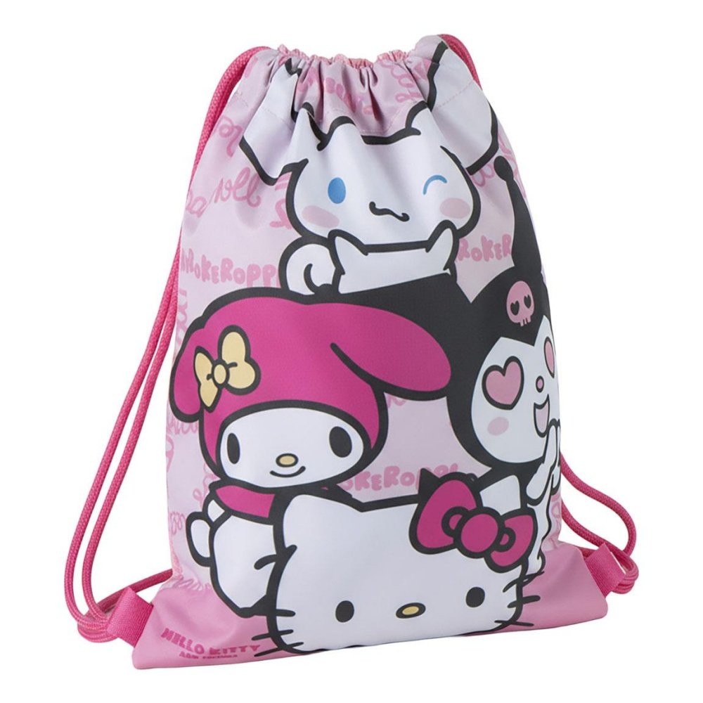 Saquito escolar de cuerdas con asa Hello Kitty Cerda Diseño