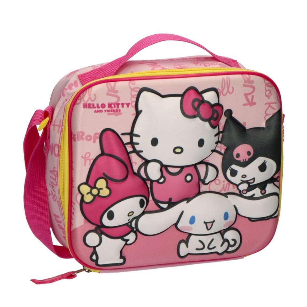 Bolsa Termica Portameriendas Asa Bandolera Hello Kitty CERDA Diseño