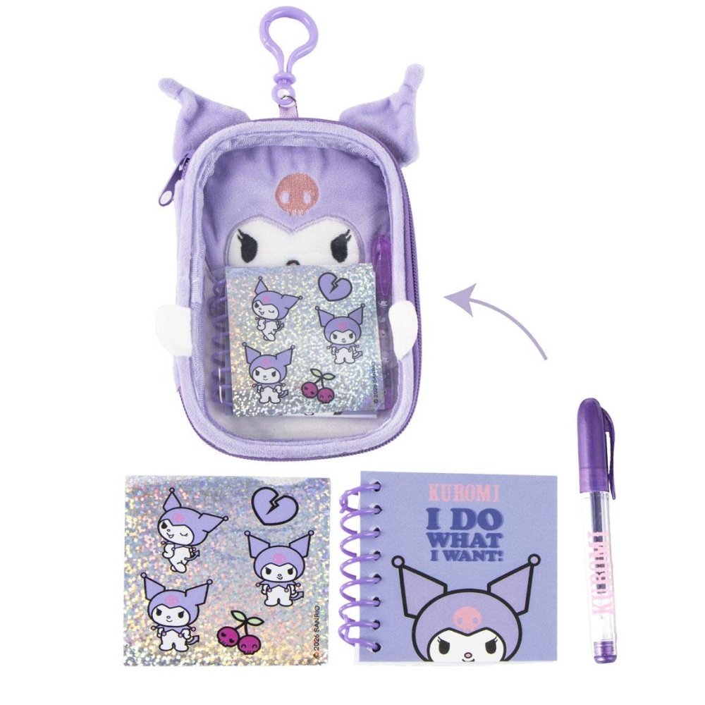 Set de Papelería Peluche Hello Kitty Kuromi CERDA Regalo Imagen principal del producto